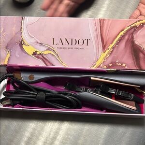 Landot Hair 2-in-1 Hair Straightener Curler